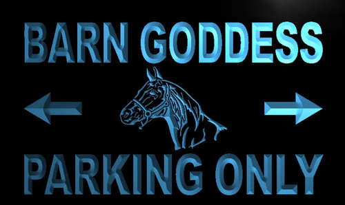 Barn Goddess Parking Only Neon Light Sign